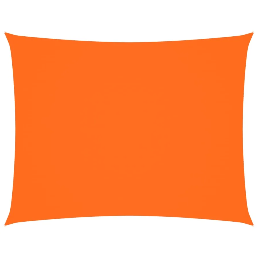 Voile de parasol tissu oxford rectangulaire 2,5x3,5 m orange - 2