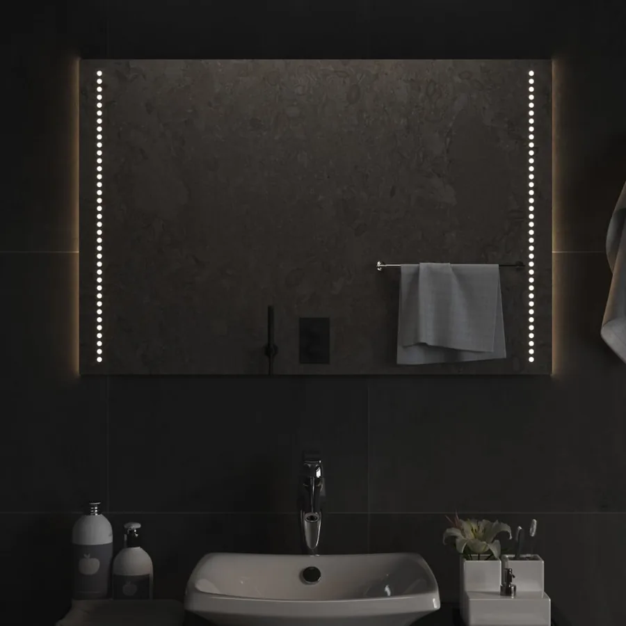 Miroir de salle de bain à LED 60x90 cm