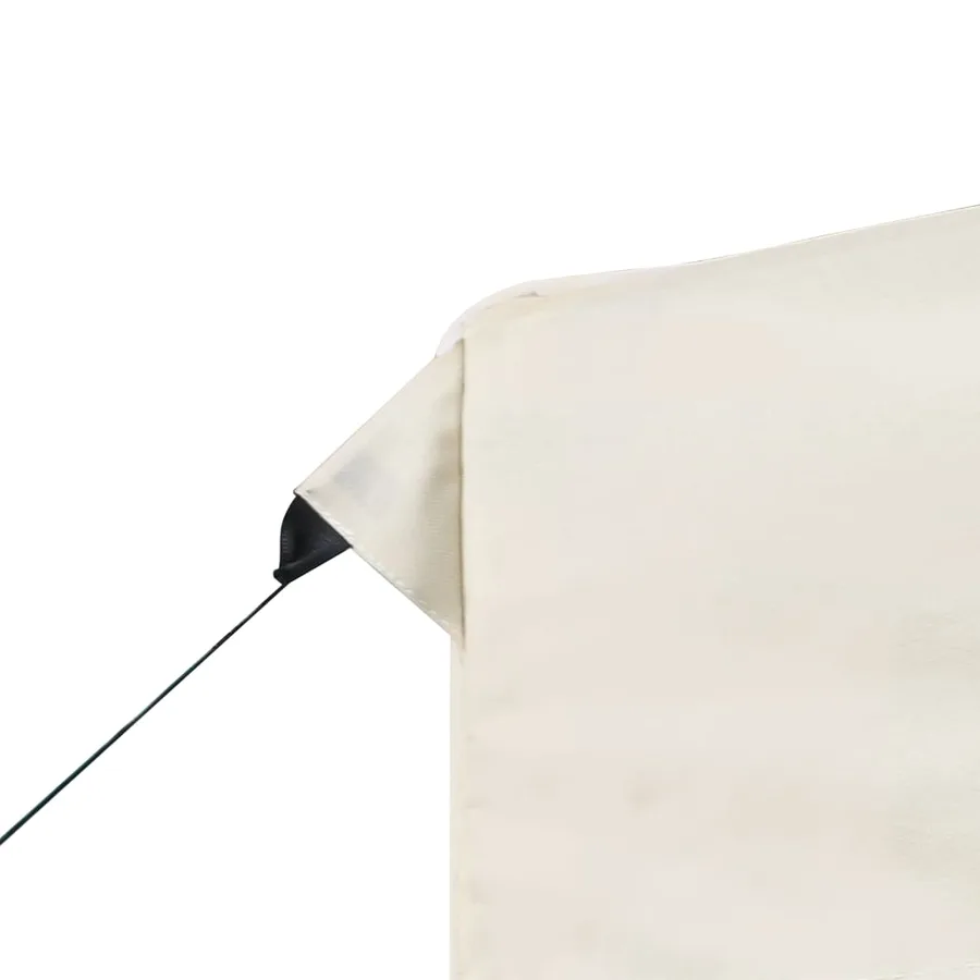 Tente de réception pliable avec parois Aluminium 2x2 m Crème - 6