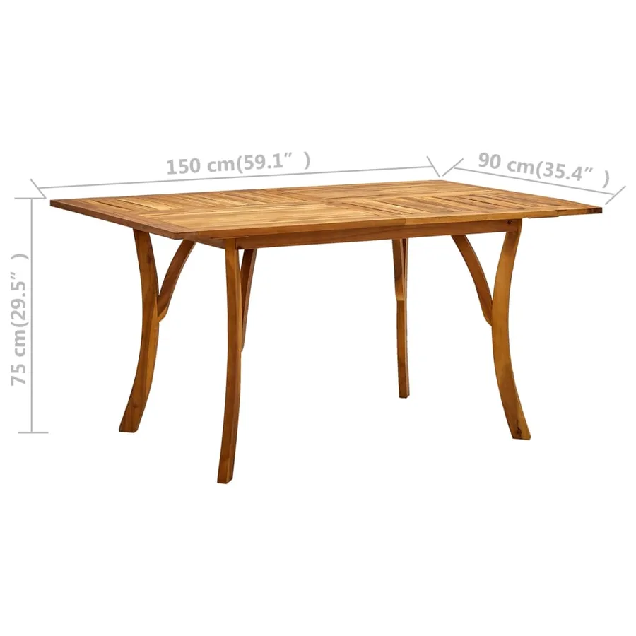 Ensemble à manger de jardin 5 pcs Gris - 15