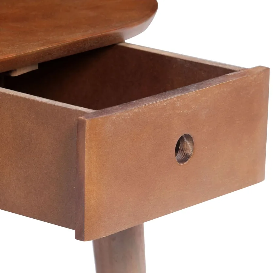 Table de chevet 50x35x55 cm en bois d'acacia massif - 6