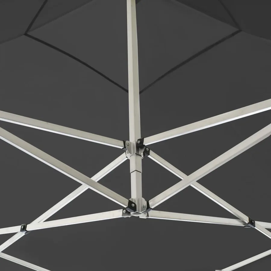 Tente de réception pliable et parois Aluminium 2x2 m Anthracite - 7