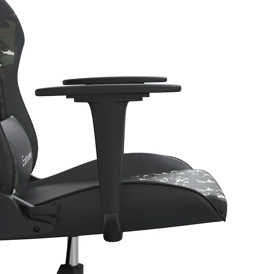 Chaise de jeu Noir et camouflage Similicuir - 10
