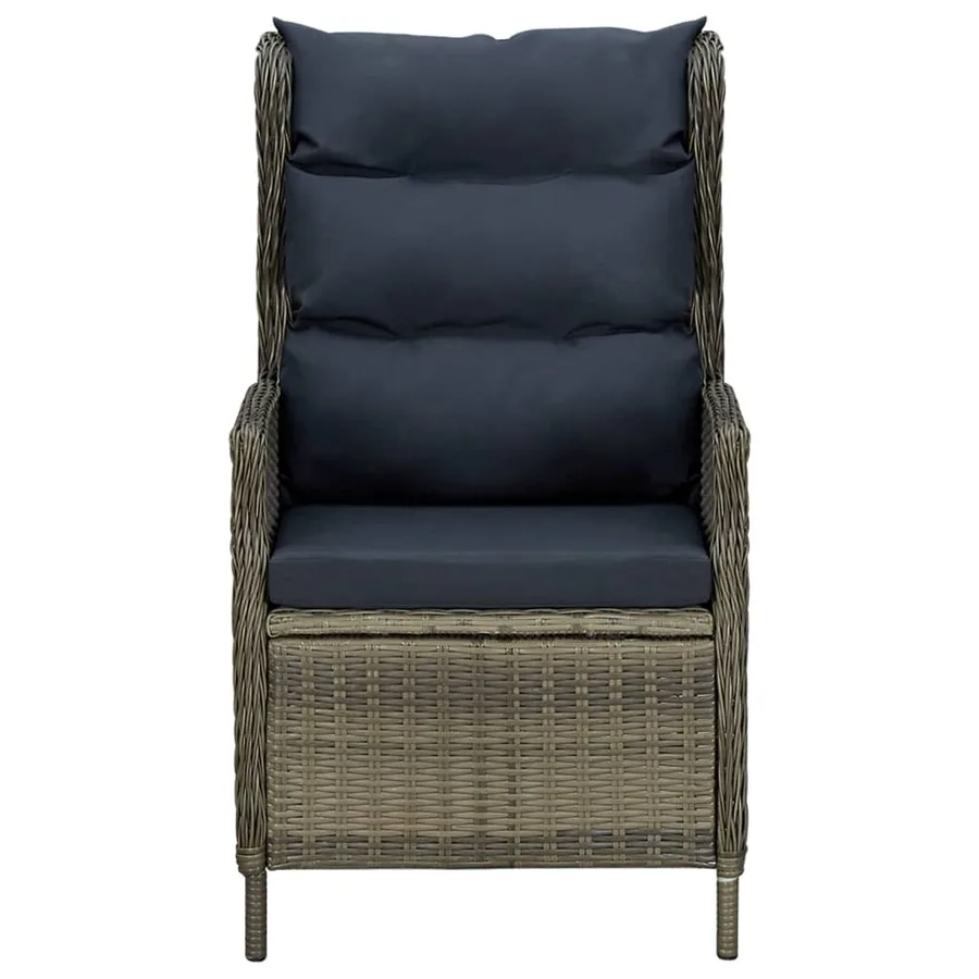 Ensemble à manger de jardin 7 pcs Marron - 6