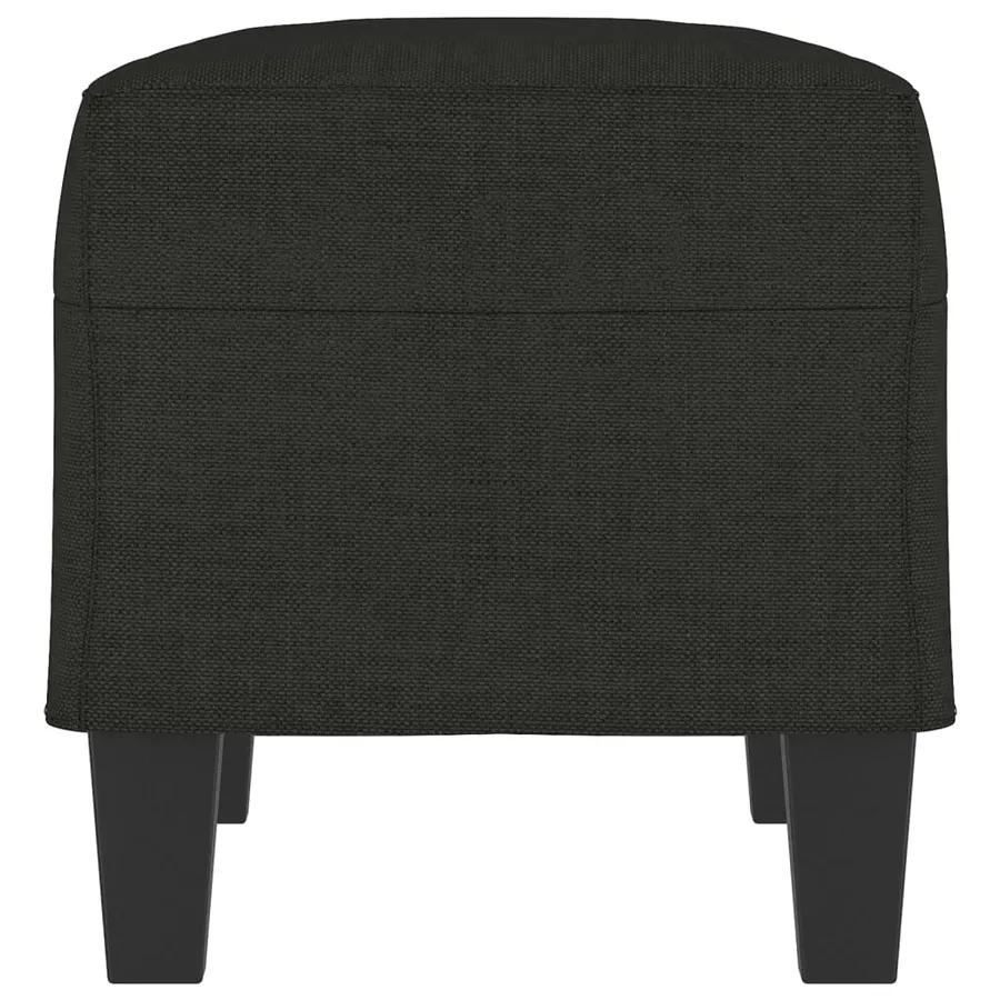Banc Noir 70x35x41 cm Tissu - 4
