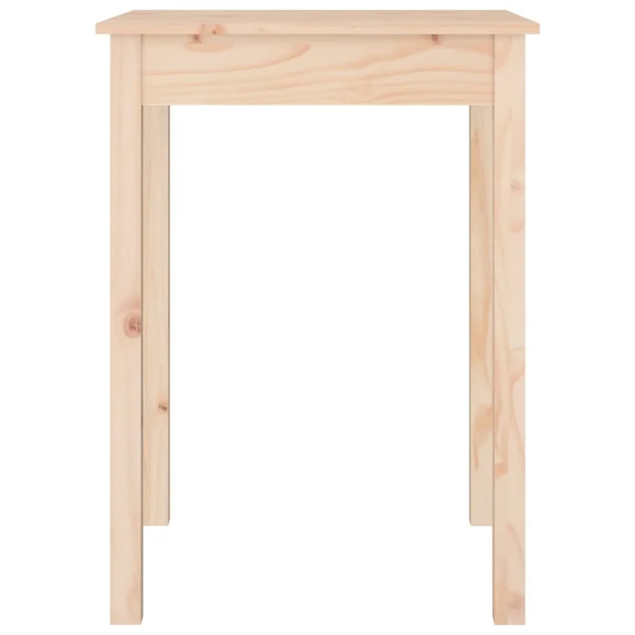 Table à manger 55x55x75 cm Bois massif de pin - 4