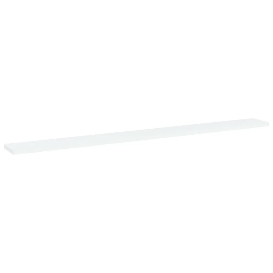 Panneaux de bibliothèque 4 pcs Blanc 100x10x1,5 cm Aggloméré - 2