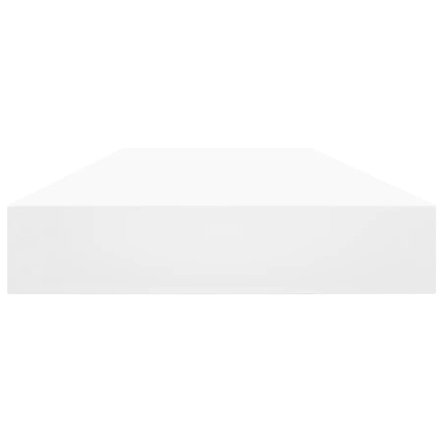 Panneaux de bibliothèque 4 pcs Blanc 100x10x1,5 cm Aggloméré - 3