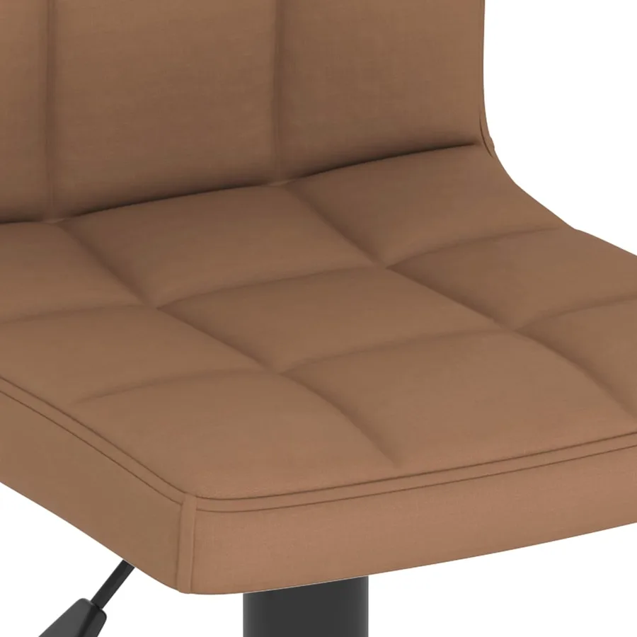 Tabourets de bar lot de 2 marron tissu - 8