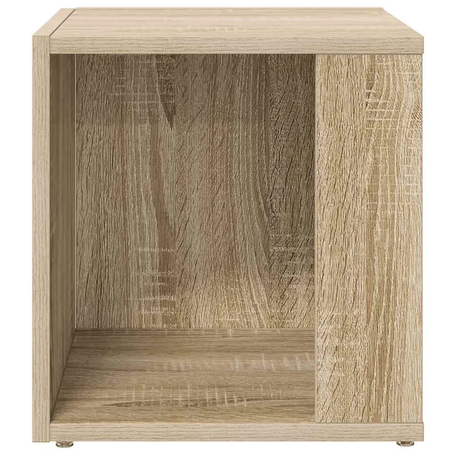 Table d'appoint Chêne sonoma 33x33x34,5 cm Aggloméré - 4