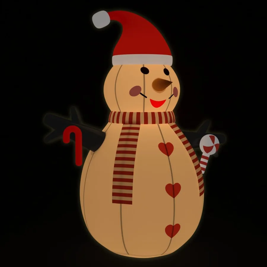Bonhomme de neige gonflable avec LED 250 cm - 2