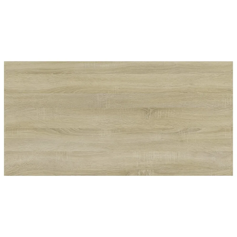 Panneau de bibliothèque 4pcs Chêne sonoma 80x40x1,5cm Aggloméré - 4