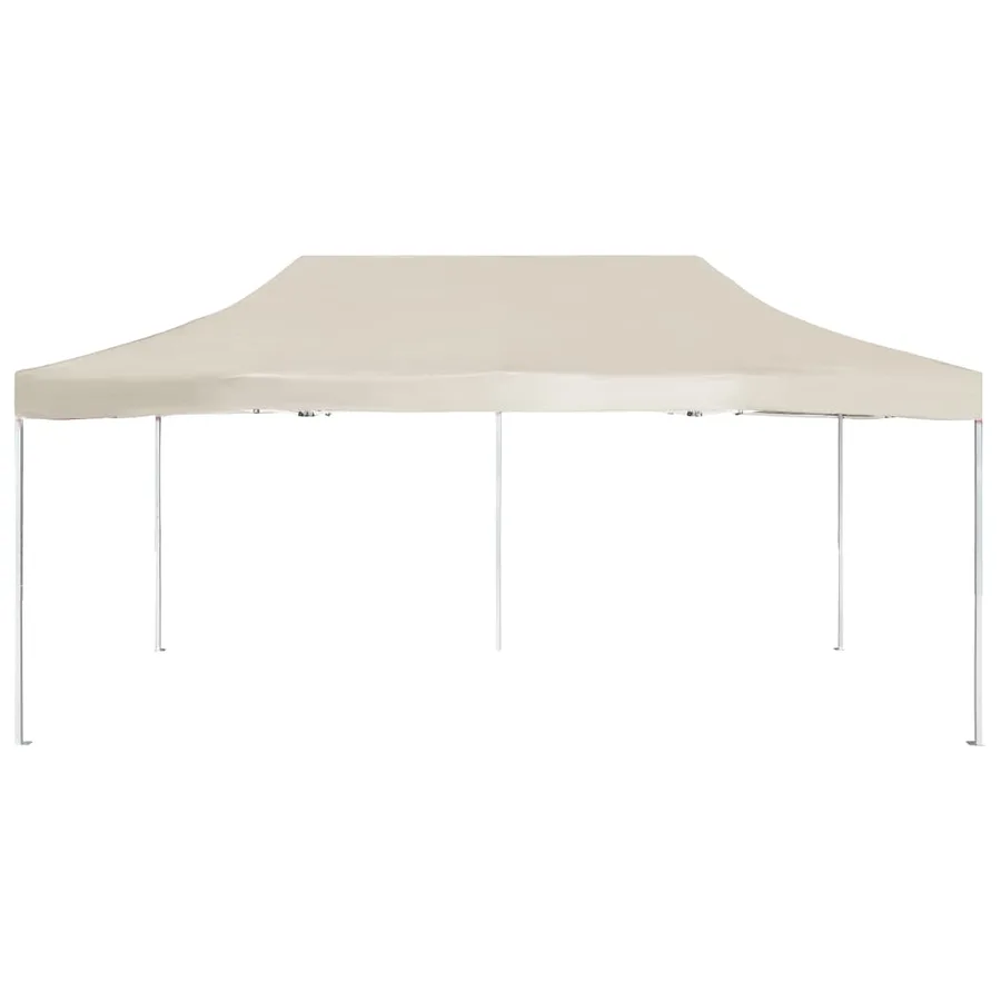 Tente de réception pliable Aluminium 6 x 3 m Crème - 3