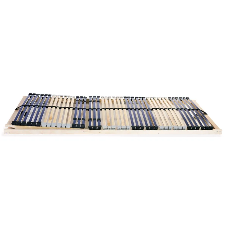 Sommiers à lattes sans matelas 2 pcs avec 42 lattes 80x200 cm - 3