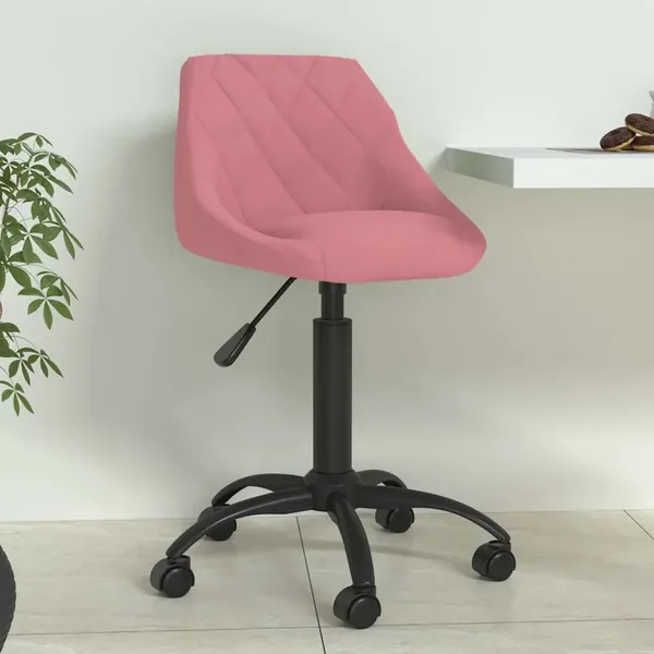 Chaise à manger Rose Velours