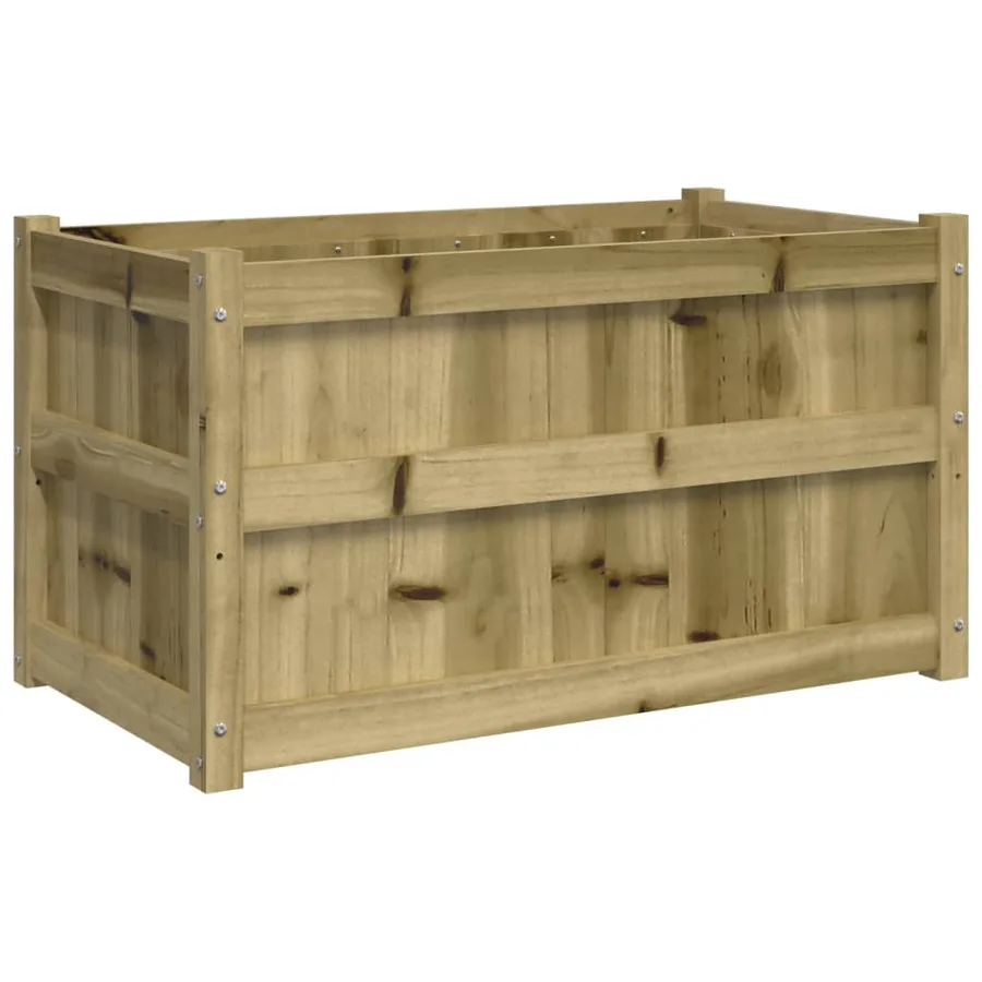 Jardinières 2 pcs bois de pin imprégné - 8