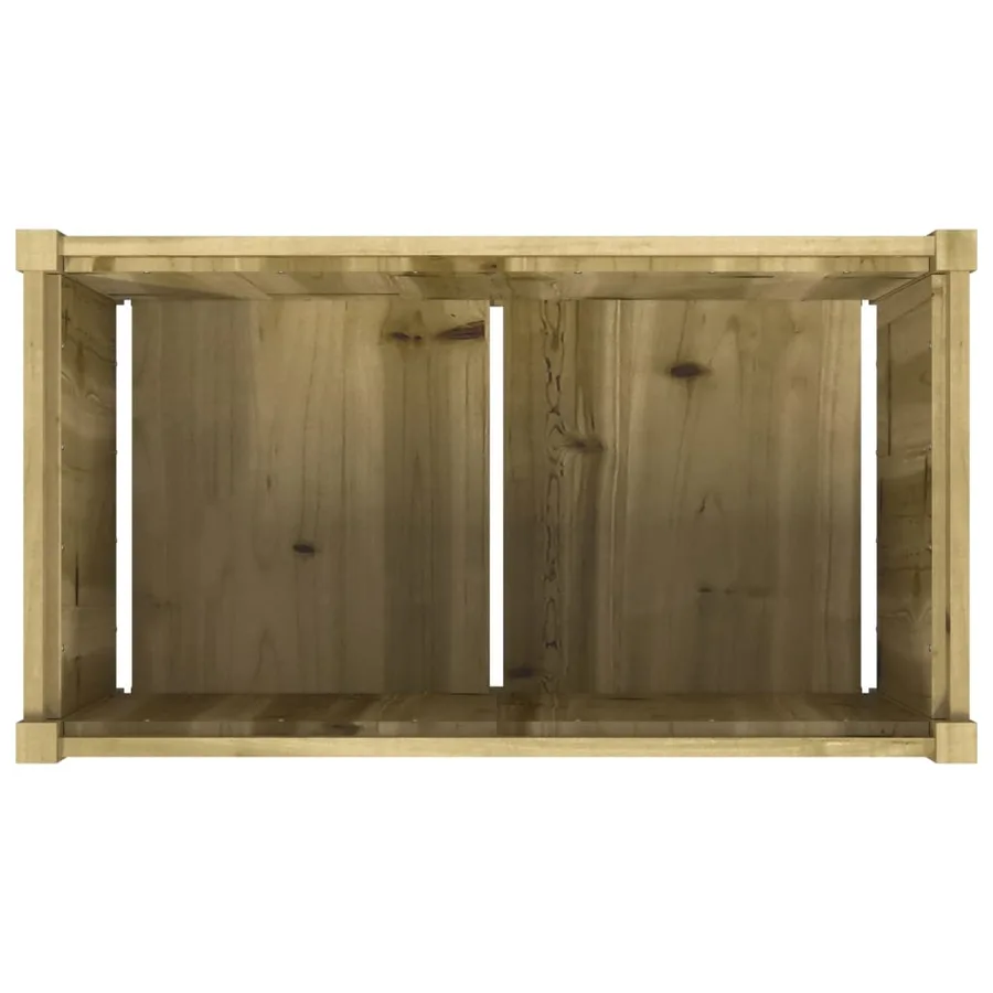 Jardinières 2 pcs bois de pin imprégné - 9