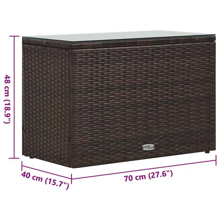 Salon de jardin 5 pcs avec coussins Résine tressée Marron - 18