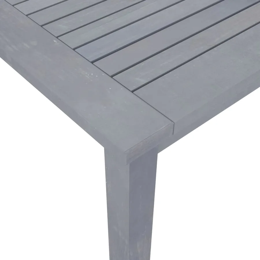 Table à dîner de jardin 88x88x74 cm Bois d'acacia massif - 5