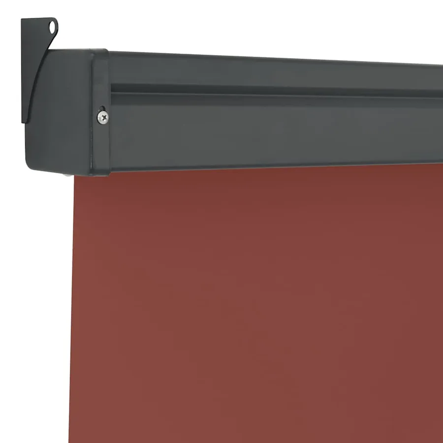 Auvent latéral de balcon 125x250 cm Marron - 8