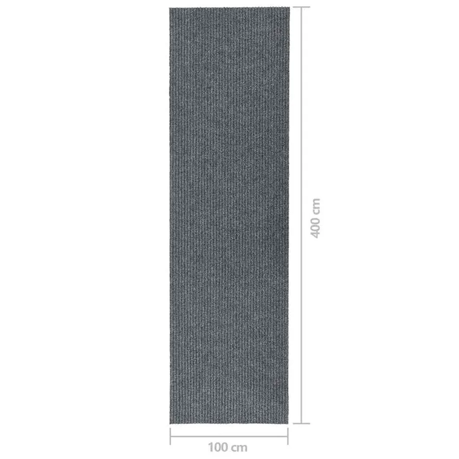 Tapis 100x400 cm Gris - 7