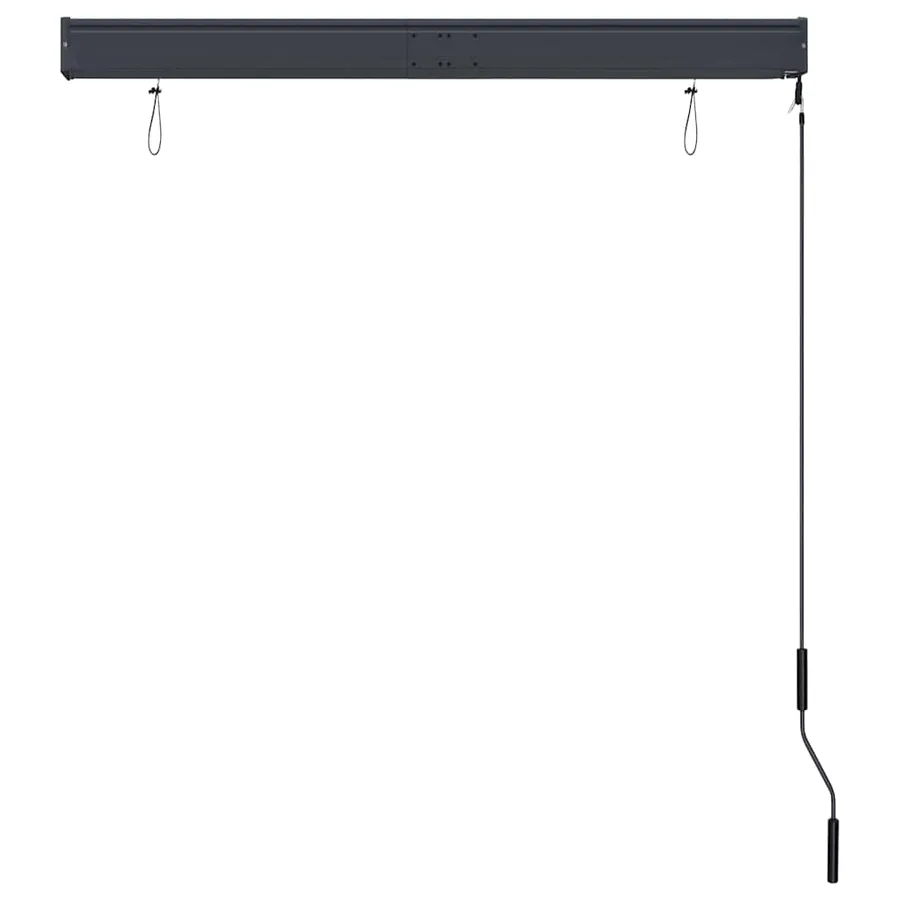 Store roulant d'extérieur 120x250 cm Blanc et orange - 5