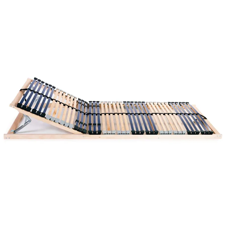 Sommier à lattes sans matelas avec 42 lattes 7 zones 80x200 cm - 2