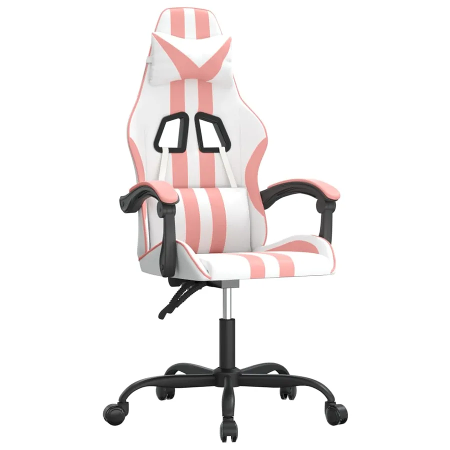 Chaise de jeu Blanc et rose Similicuir - 2