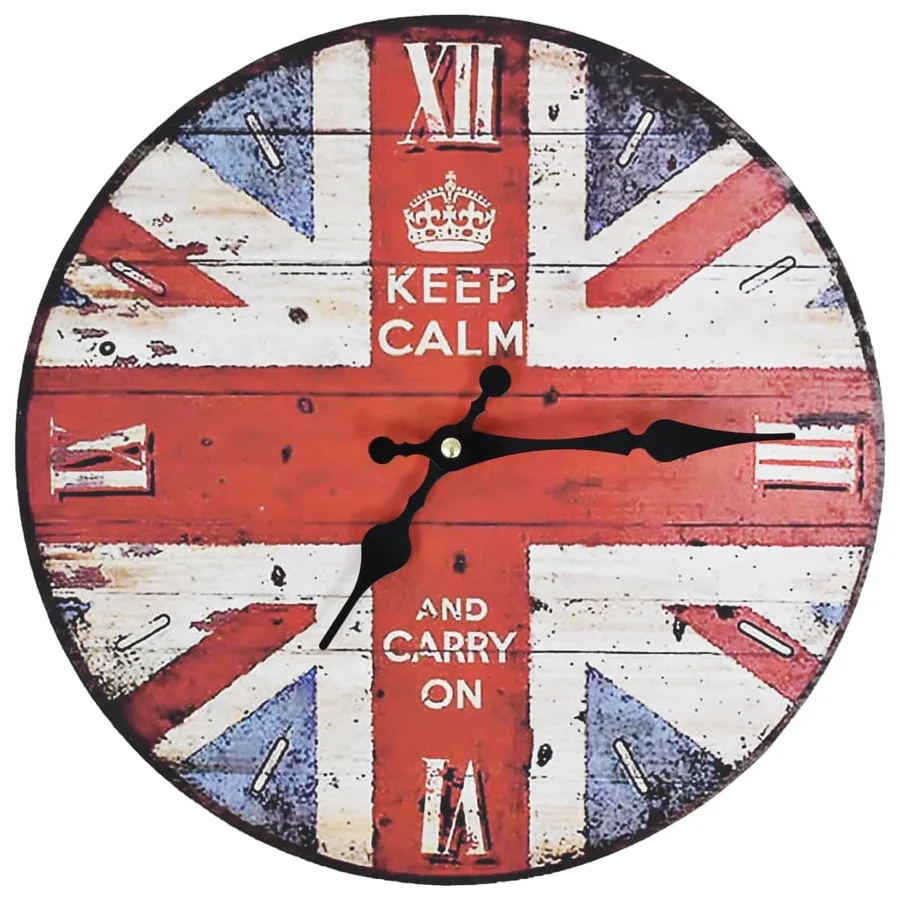 Horloge murale vintage Royaume-Uni 30 cm - 2
