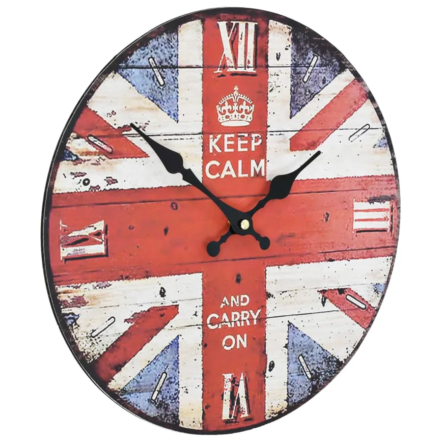 Horloge murale vintage Royaume-Uni 30 cm - 3
