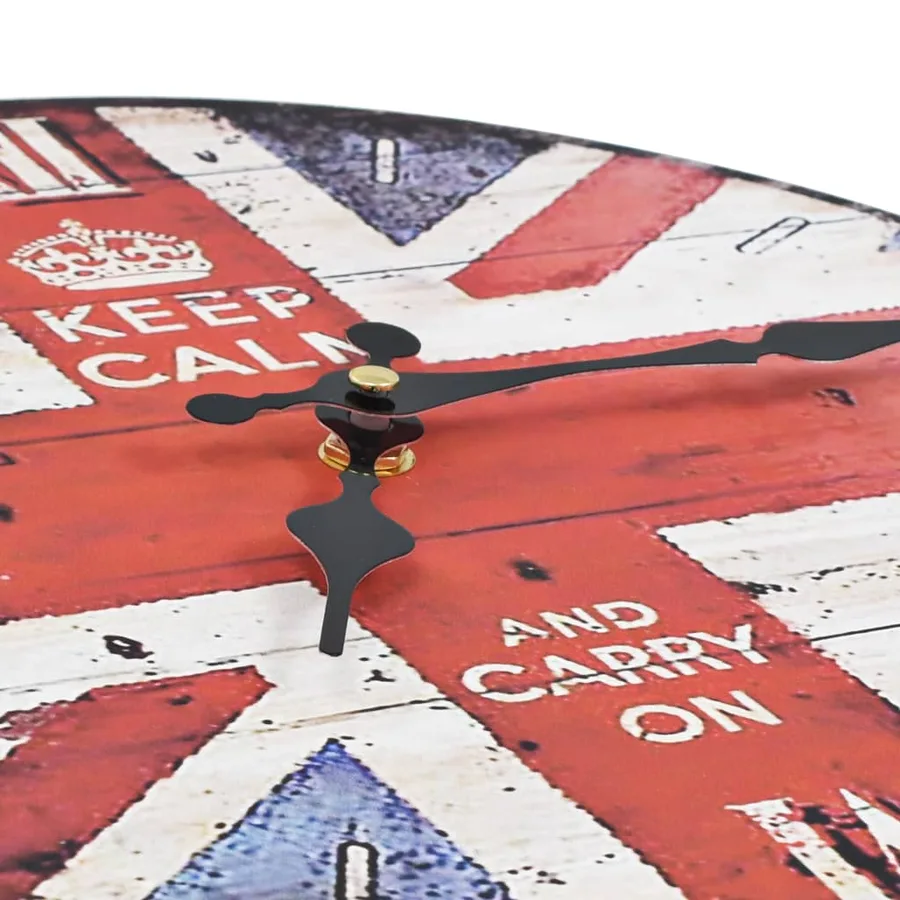 Horloge murale vintage Royaume-Uni 30 cm - 4