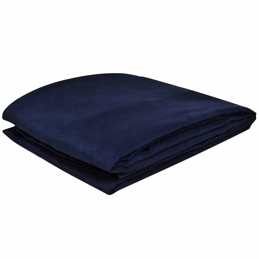 Housse de canapé Micro-suède Bleu marine 210x280 cm - 2