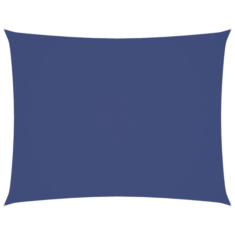 Voile de parasol tissu oxford rectangulaire 2,5x4 m bleu - 2