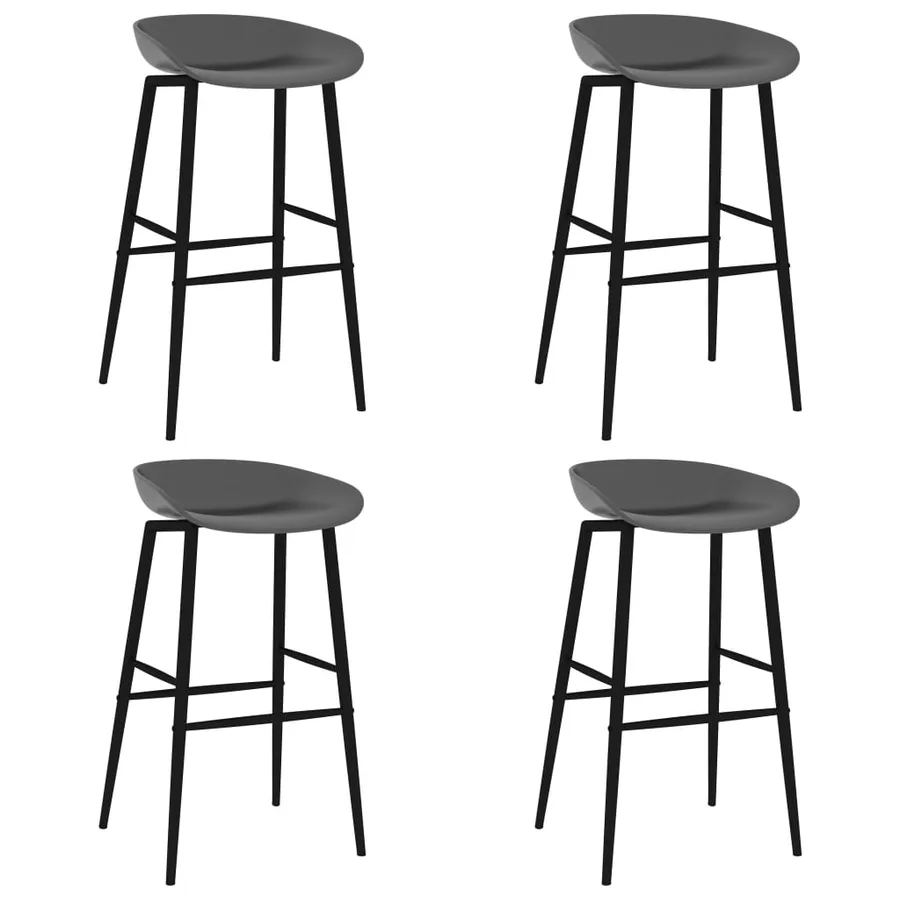 Ensemble de bar 5 pcs Blanc et gris - 6