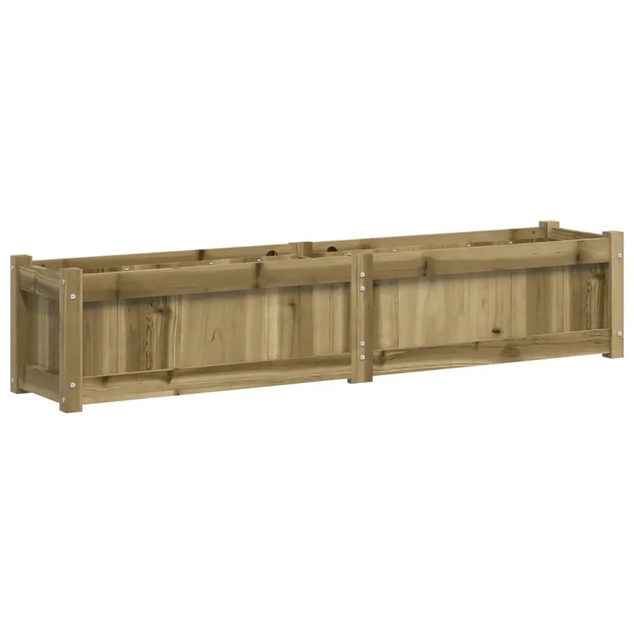 Jardinière 150x31x31 cm bois de pin imprégné - 2
