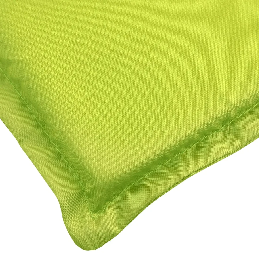 Coussin de chaise longue vert vif 200x50x3 cm tissu oxford - 6