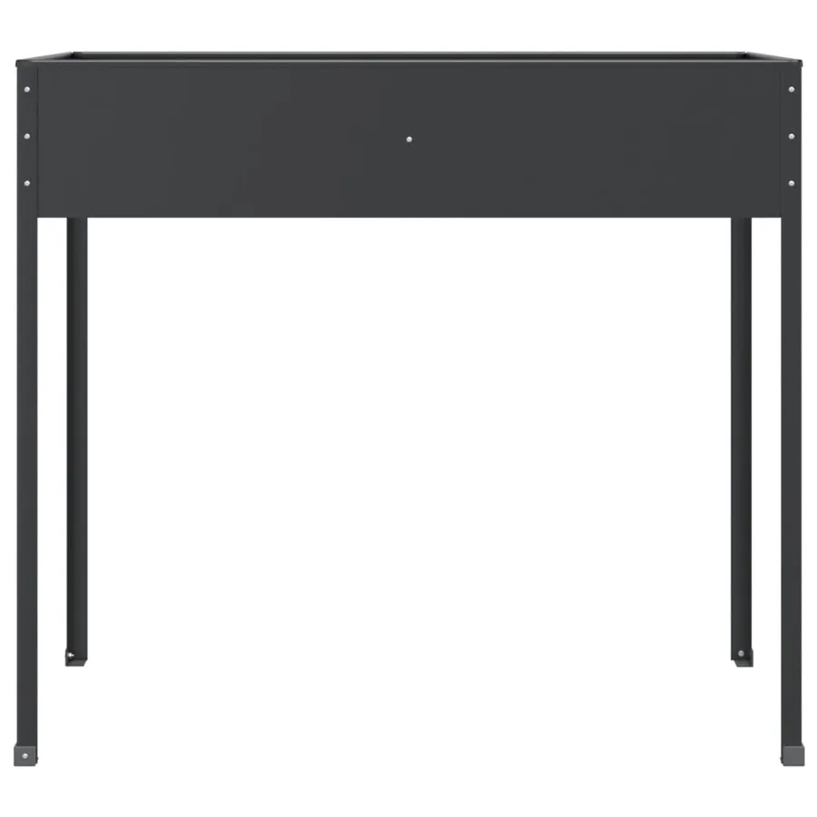 Jardinière Anthracite 100,5x40,5x90 cm Acier galvanisé - 4