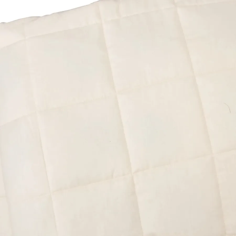 Couverture lestée Crème clair 200x220 cm 9 kg Tissu - 4
