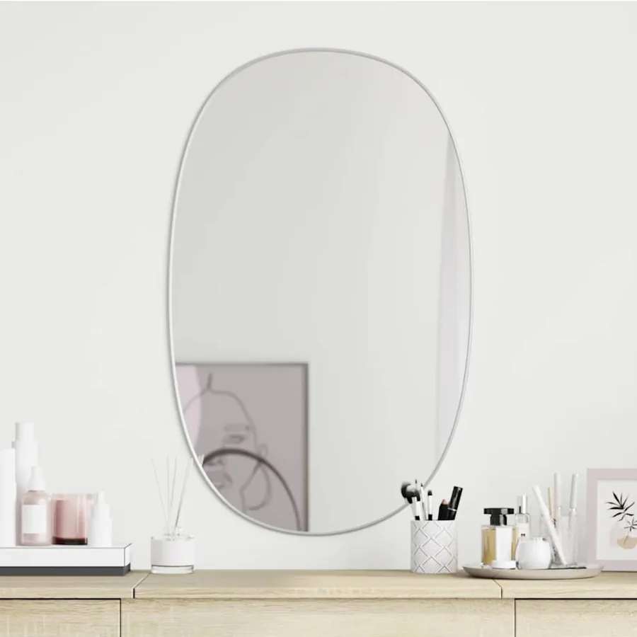 Miroir mural Argenté 70x45 cm