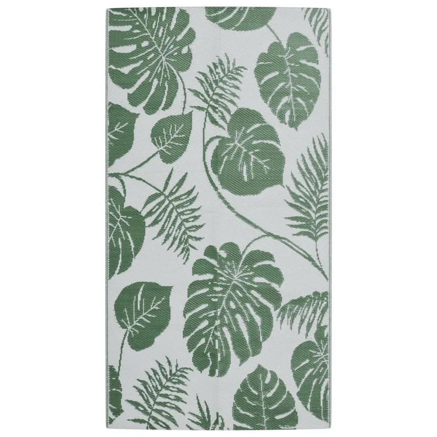 Tapis d'extérieur ARAKIL vert 80x150 cm PP - 2