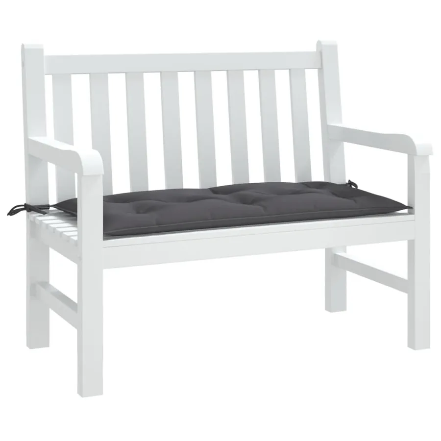 Coussin de banc de jardin anthracite 110x50x7 cm tissu oxford - 3