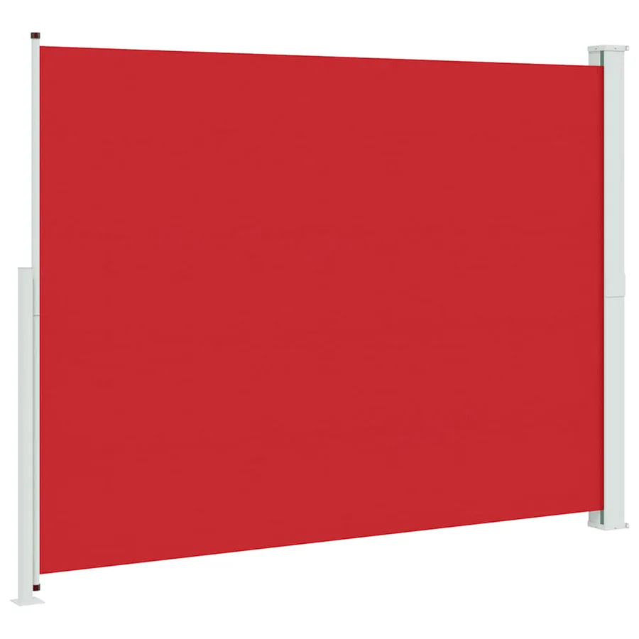 Auvent latéral rétractable de patio 220x300 cm Rouge - 6