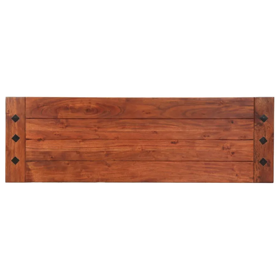 Banc 110 cm Bois d'acacia solide - 3