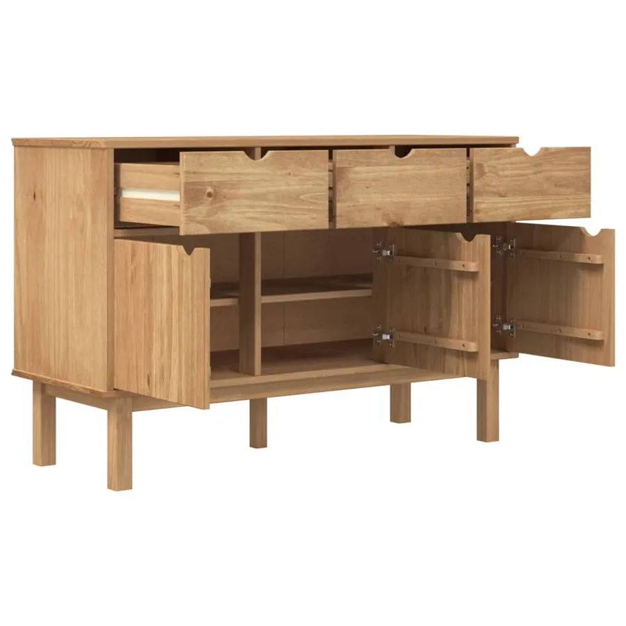 Buffet OTTA 114x43x73,5 cm Bois massif de pin - 4
