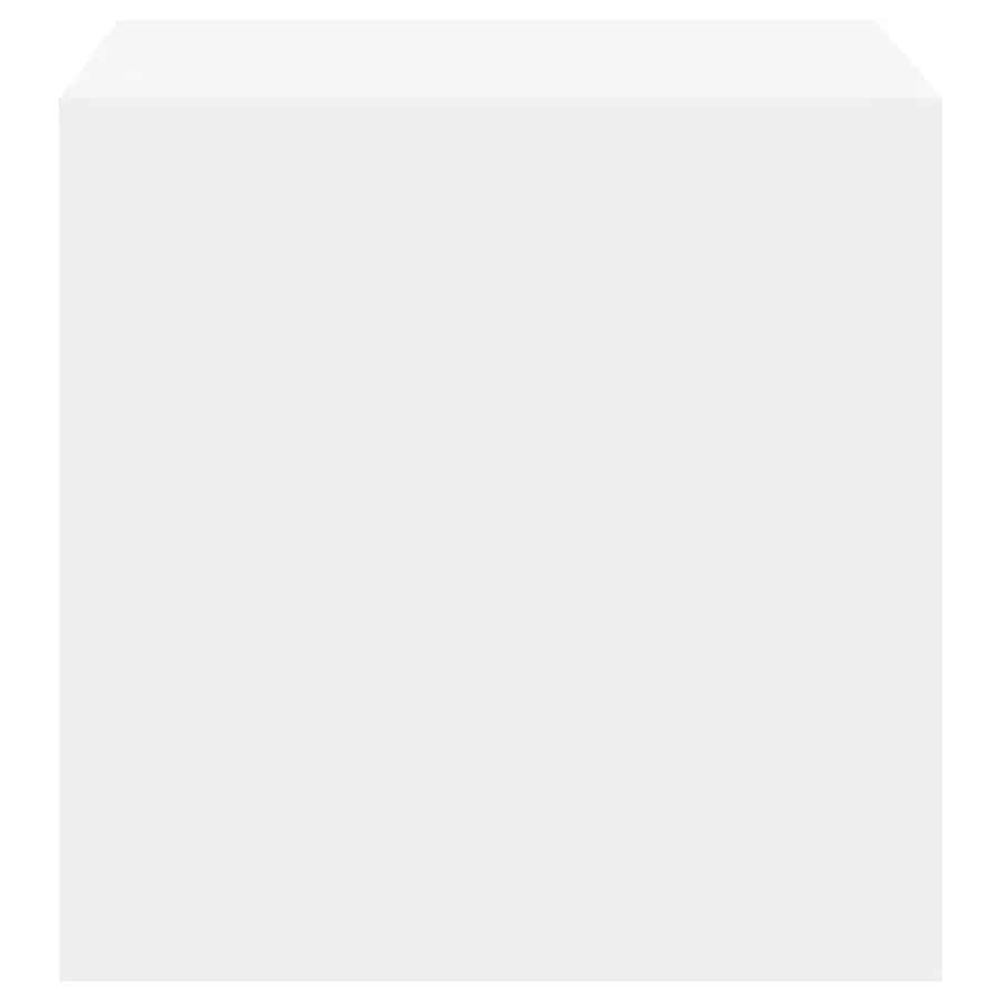 Armoires murales 2 pcs Blanc 37x37x37 cm Bois d’ingénierie - 9