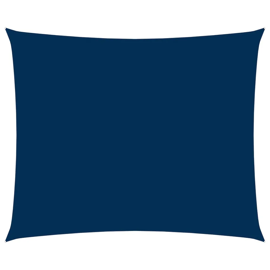 Voile de parasol tissu oxford rectangulaire 3x5 m bleu - 2