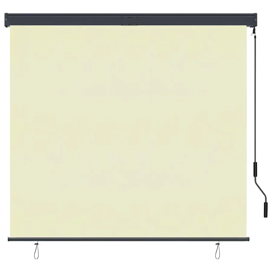 Store roulant d'extérieur 160x250 cm Crème - 2