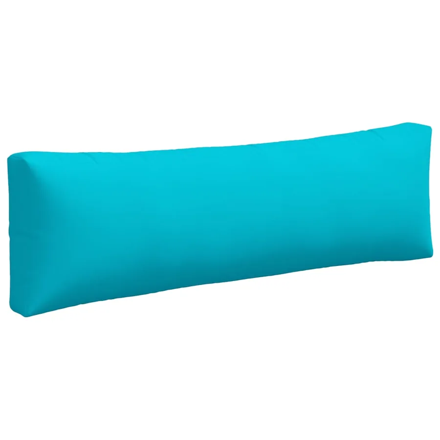 Coussins de palette lot de 3 turquoise tissu Oxford - 5