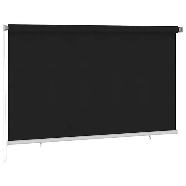 Store roulant d'extérieur 245 (l) x 140 (H) cm noir