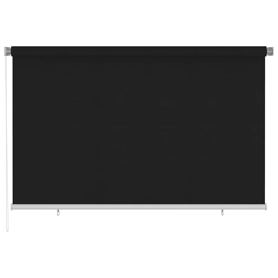Store roulant d'extérieur 245 (l) x 140 (H) cm noir - 2
